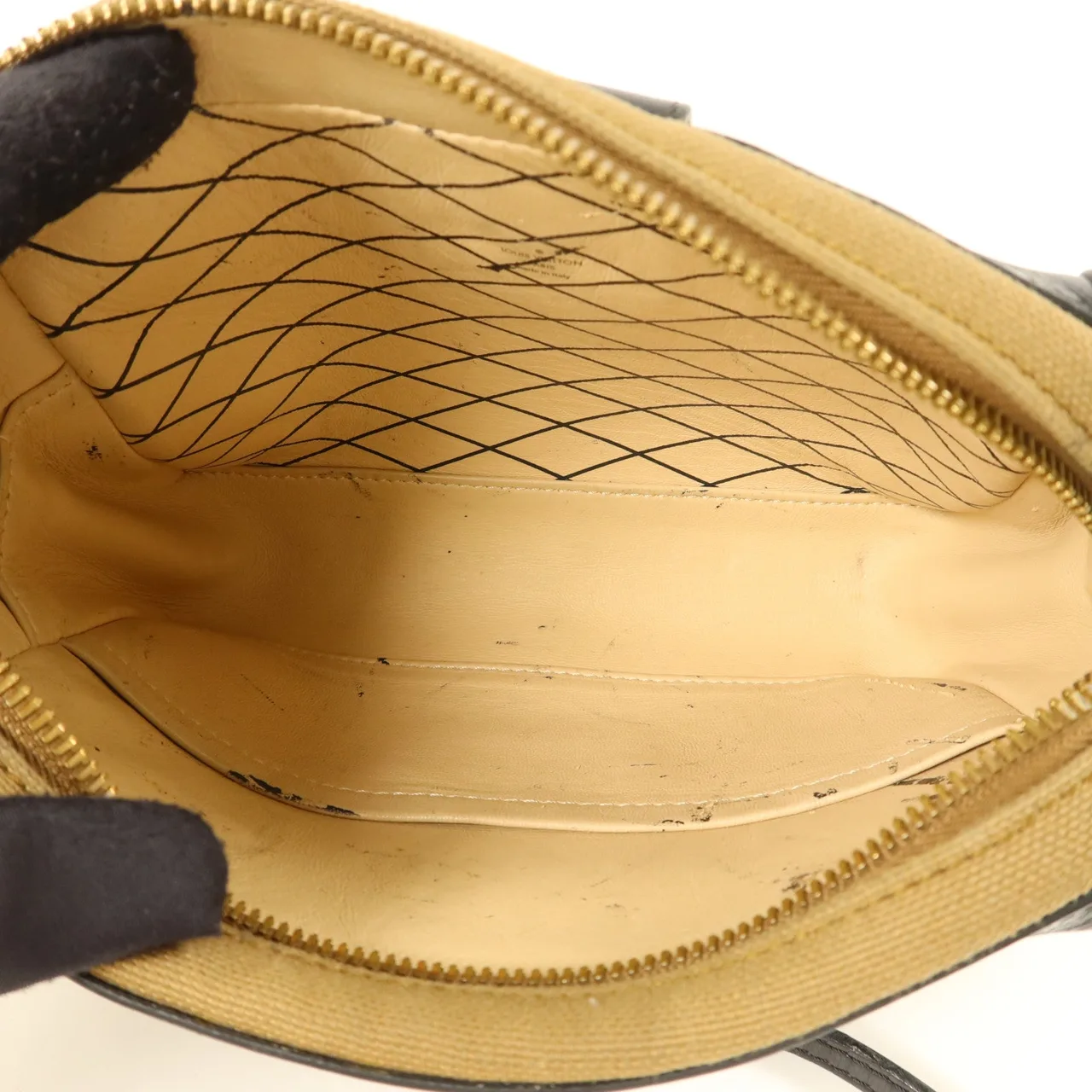 LOUIS VUITTON Petite Malle Shoulder Bag Canvas 綠色 / Green Canvas Rank C - Thumbnail 5