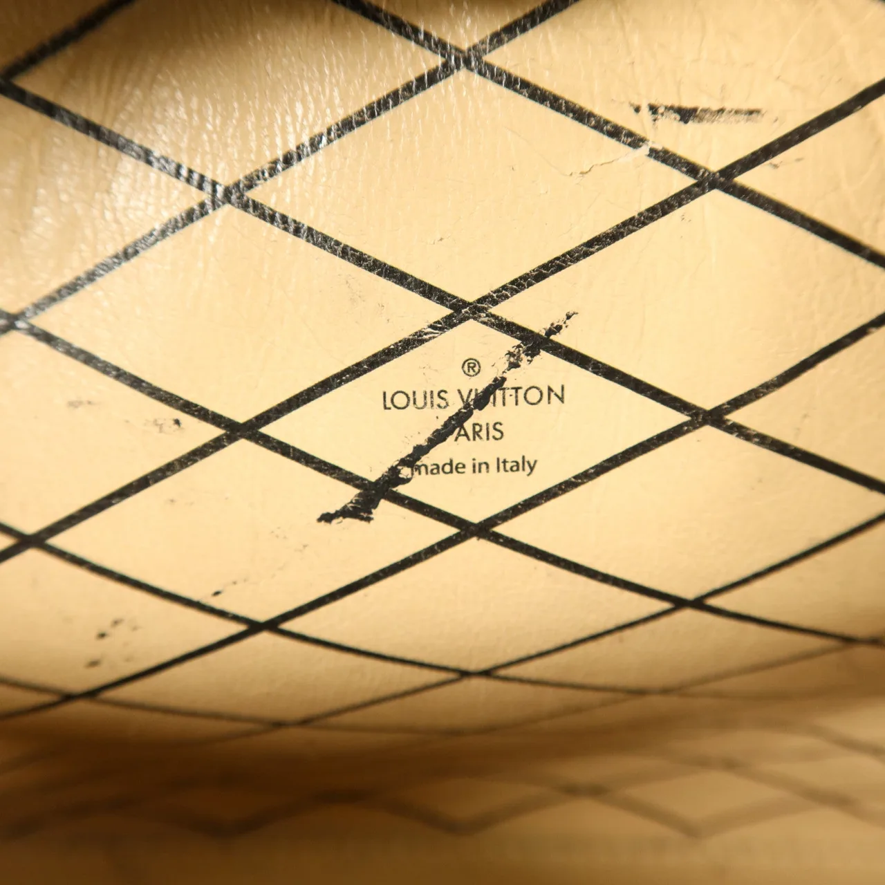 LOUIS VUITTON Petite Malle Shoulder Bag Canvas 綠色 / Green Canvas Rank C - Thumbnail 6