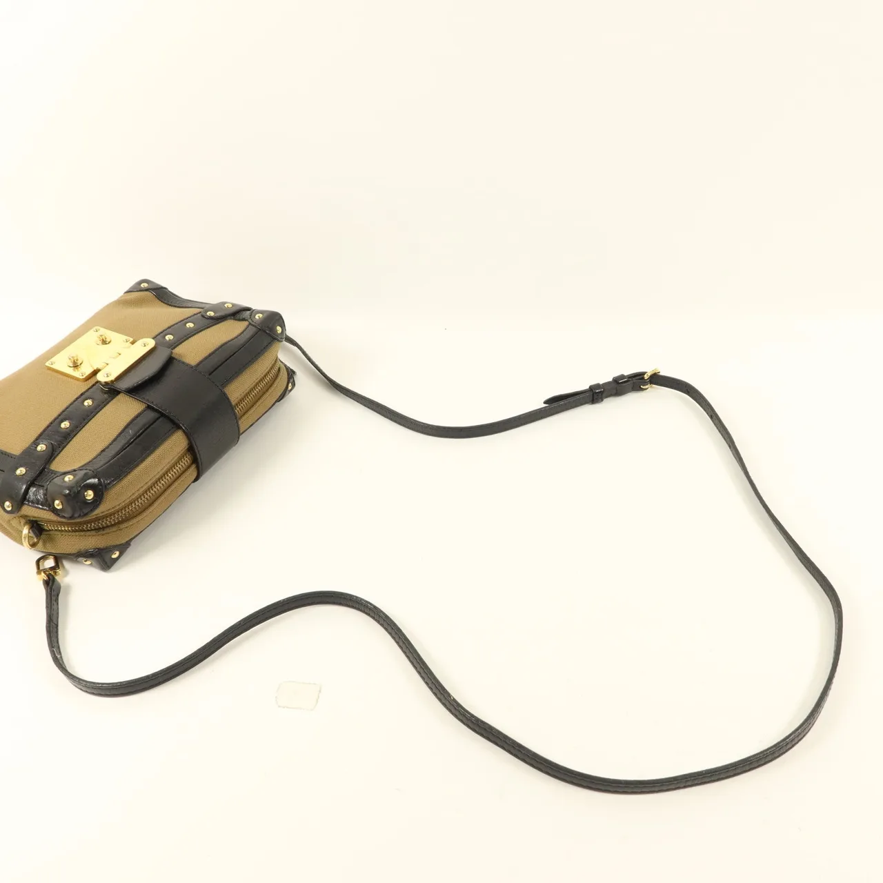 LOUIS VUITTON Petite Malle Shoulder Bag Canvas 綠色 / Green Canvas Rank C - Thumbnail 8