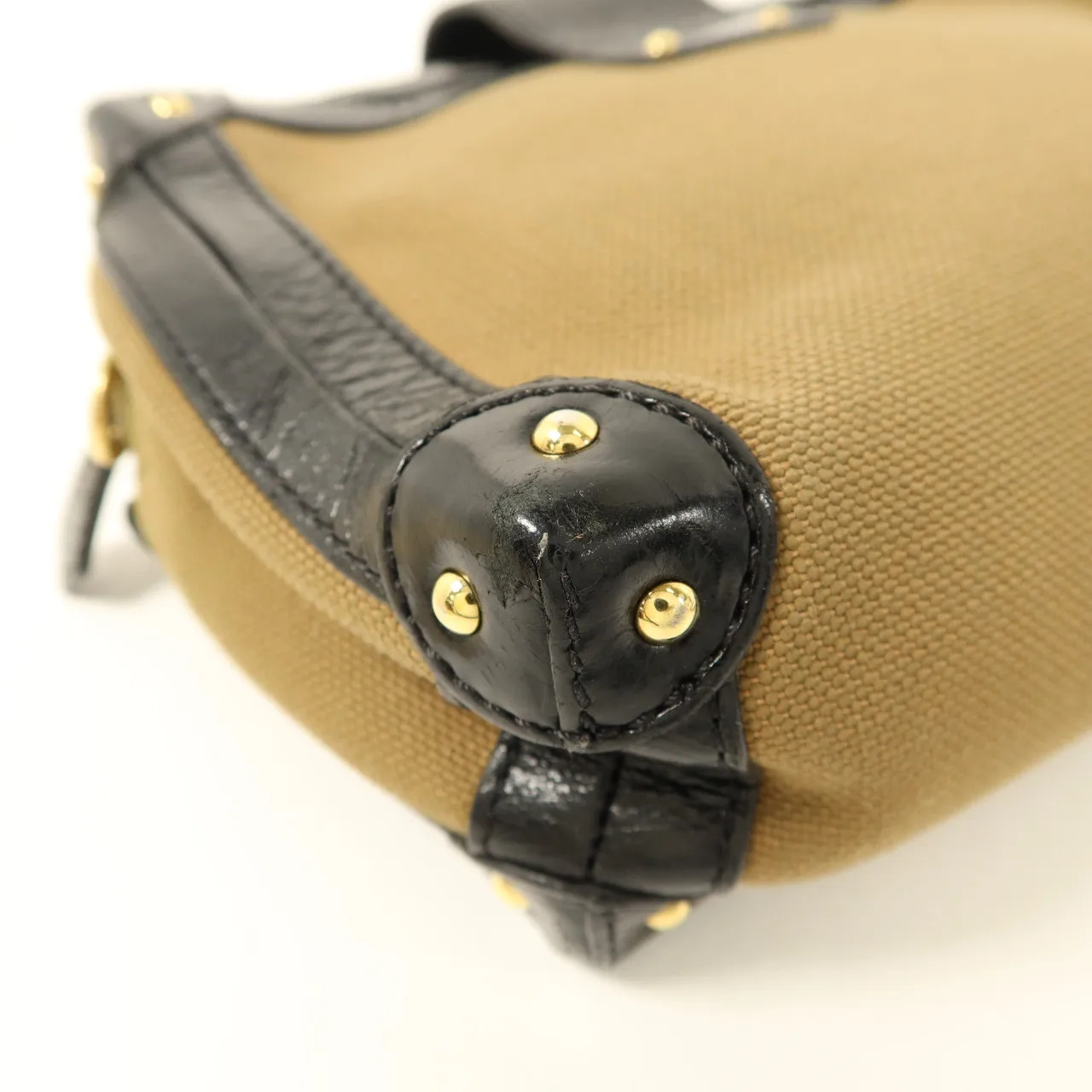 LOUIS VUITTON Petite Malle Shoulder Bag Canvas 綠色 / Green Canvas Rank C - Thumbnail 15