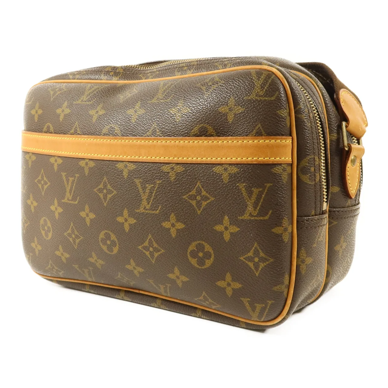 LOUIS VUITTON Reporter M45254 肩背包 塗層帆布 棕色 / Monogram 塗層帆布 中古品B - 縮圖 3