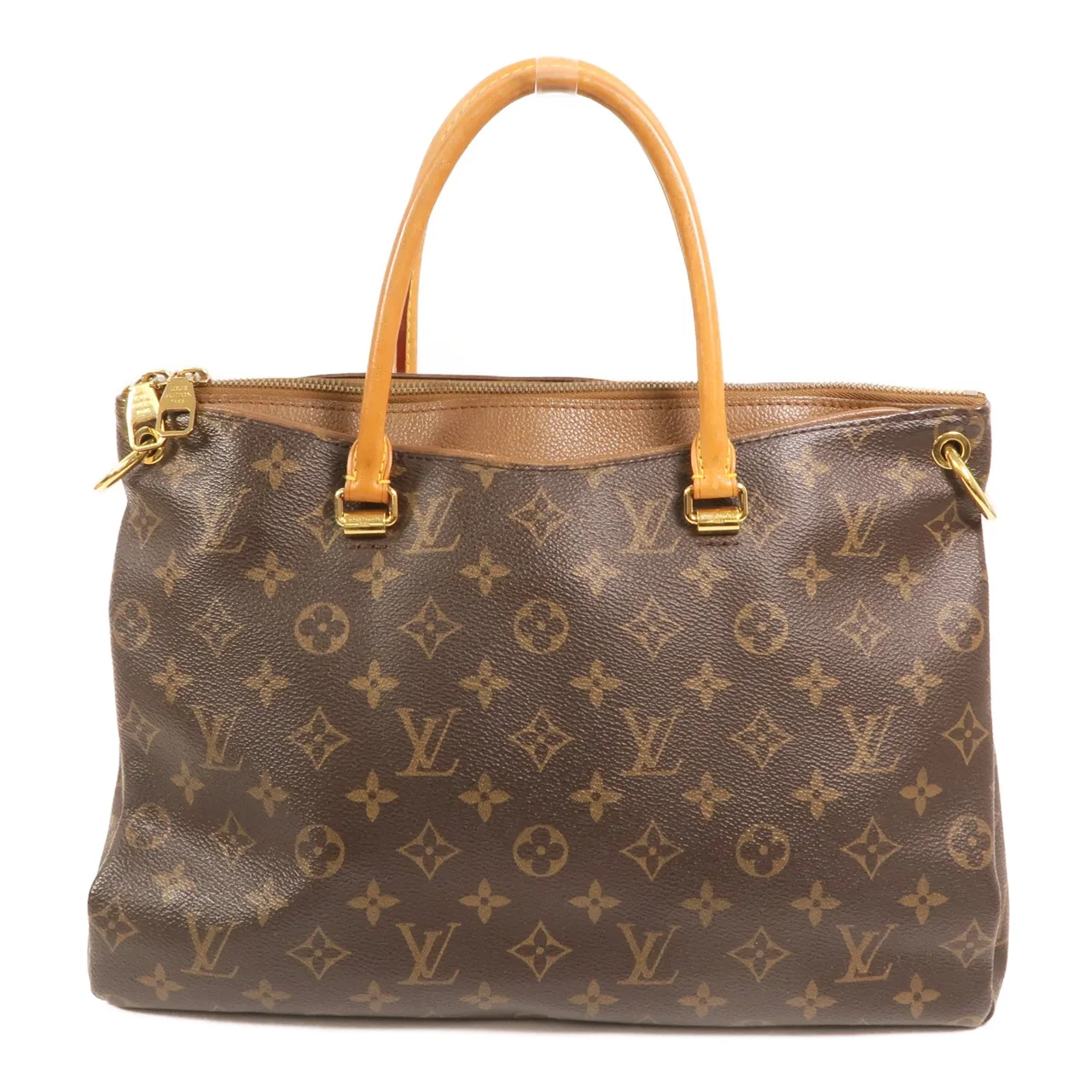 LOUIS VUITTON Pallas M40907 2-Way Bag Coated Canvas 棕色 / Brown Coated Canvas Rank A - Thumbnail 2