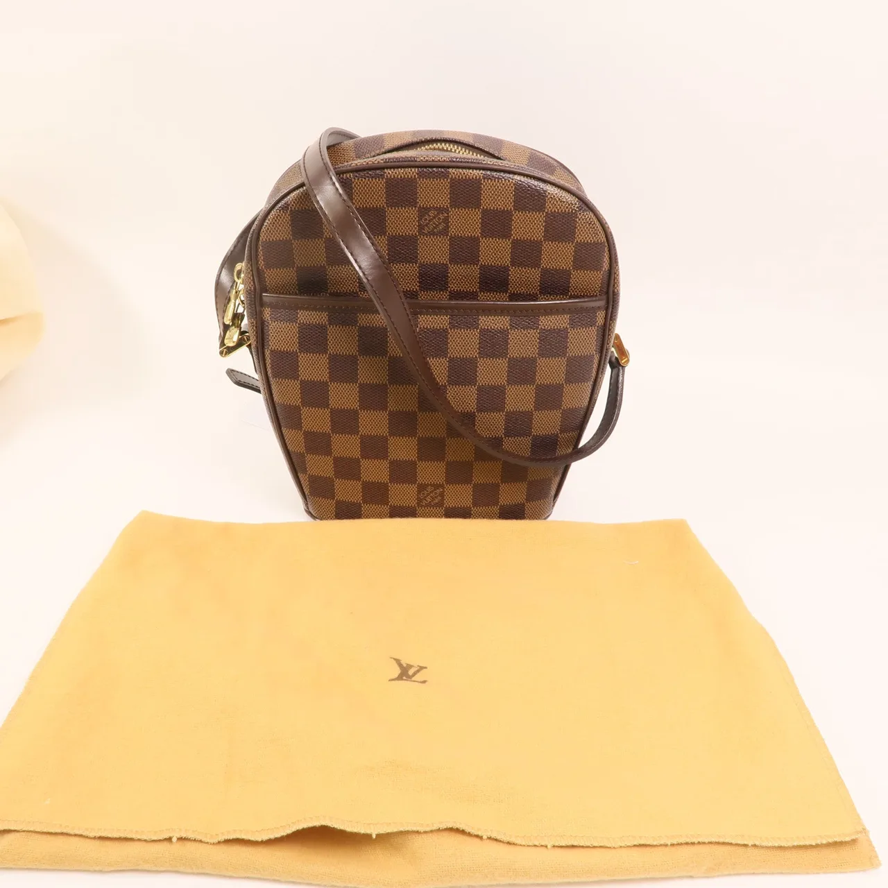 LOUIS VUITTON Ipanema N51294 Shoulder Bag Coated Canvas 棕色 / Brown Coated Canvas Rank A - Thumbnail 9