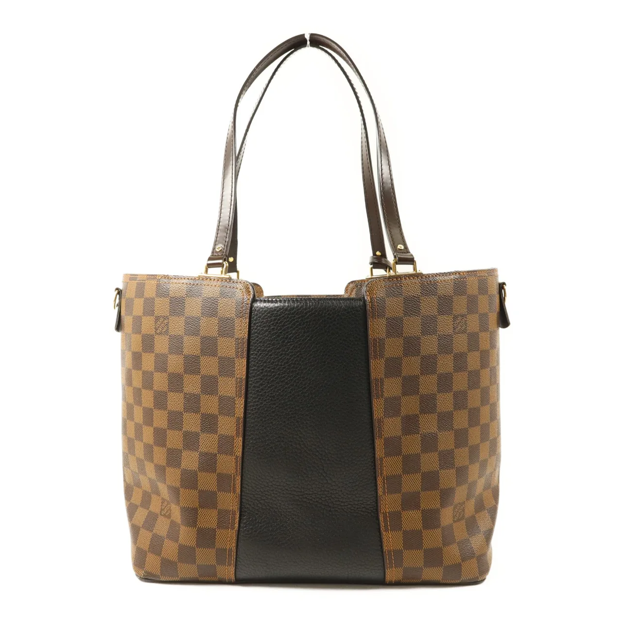 LOUIS VUITTON Jersey N44023 兩用包 塗層帆布 棕色 / Black 塗層帆布 中古品B - 縮圖 2