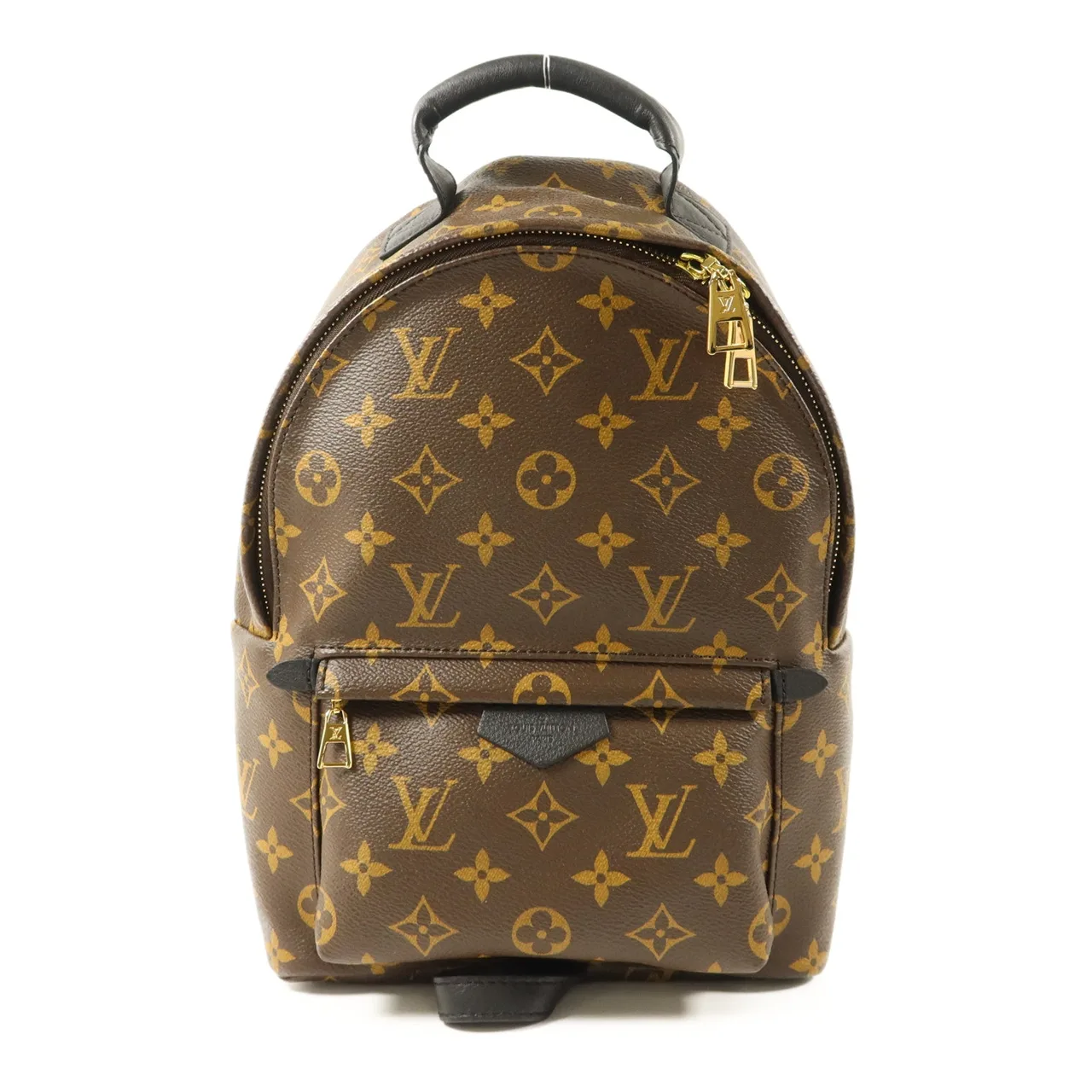 LOUIS VUITTON Palm Springs M44871 背包 塗層帆布 棕色
