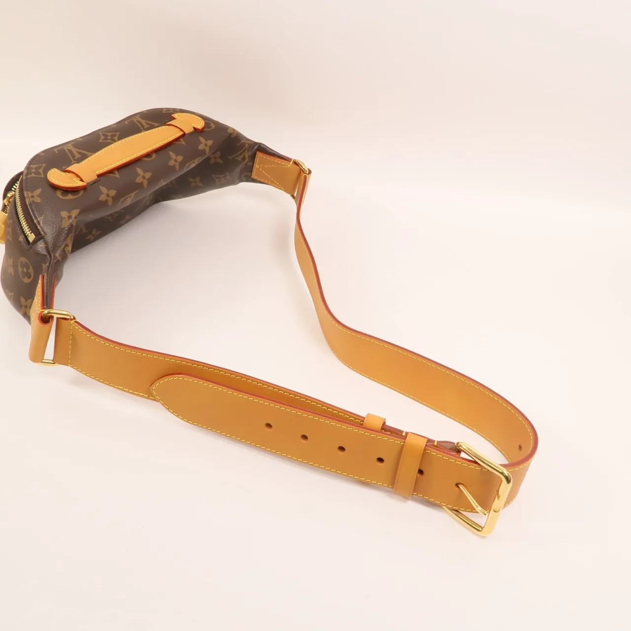 LOUIS VUITTON Bumbag M14019 腰包 塗層帆布 棕色 塗層帆布 中古品A - 縮圖 7