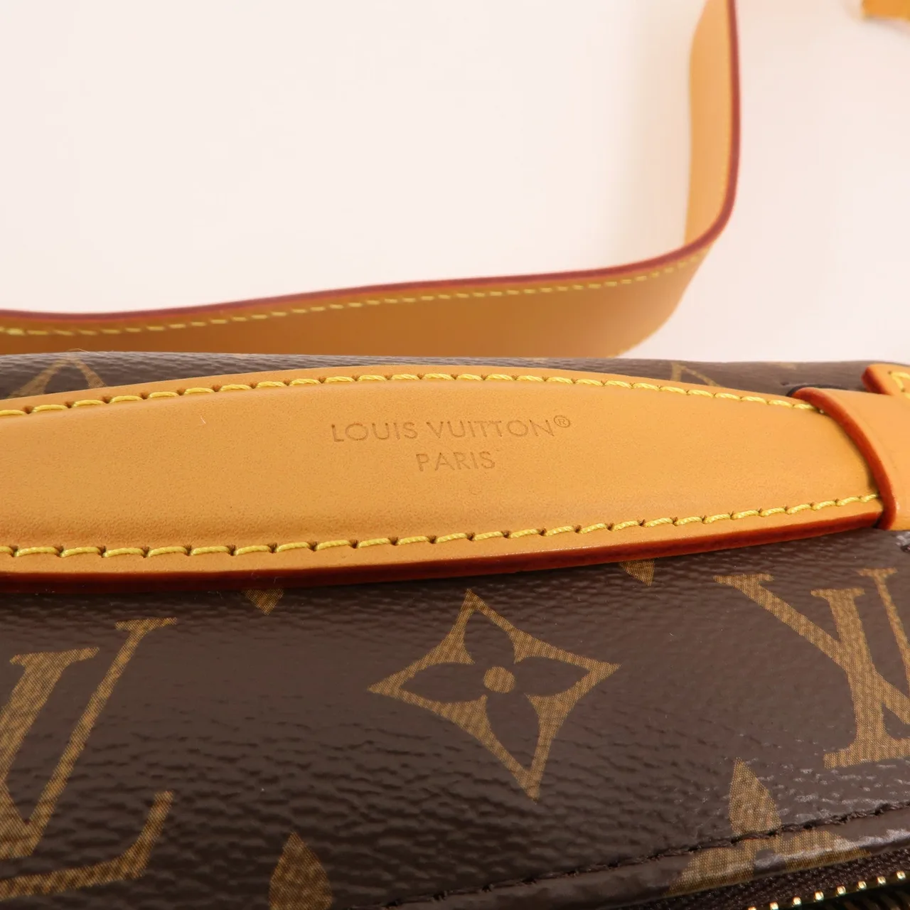 LOUIS VUITTON Bumbag M14019 腰包 塗層帆布 棕色 塗層帆布 中古品A - 縮圖 13