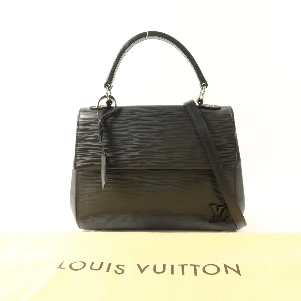 LOUIS VUITTON Cluny M41312 2-Way Bag Calfskin 黑色 / Black Calfskin Rank A - Thumbnail 10