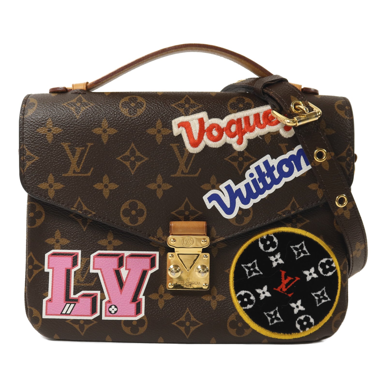 LOUIS VUITTON Pochette Metis M43991 2-Way Bag Coated Canvas