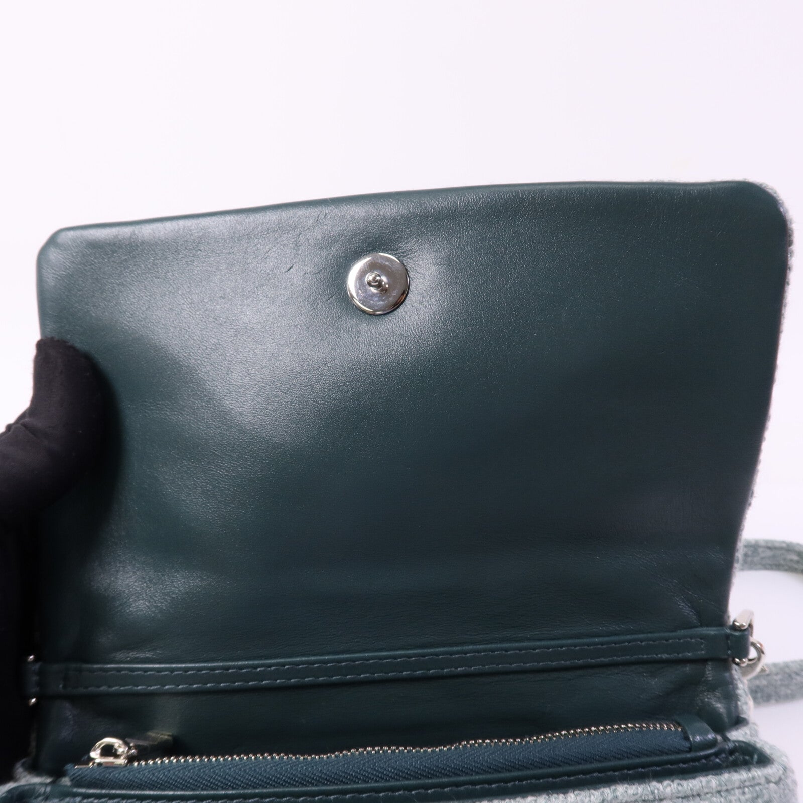 LOUIS VUITTON Shoulder Bag x Tweed 15