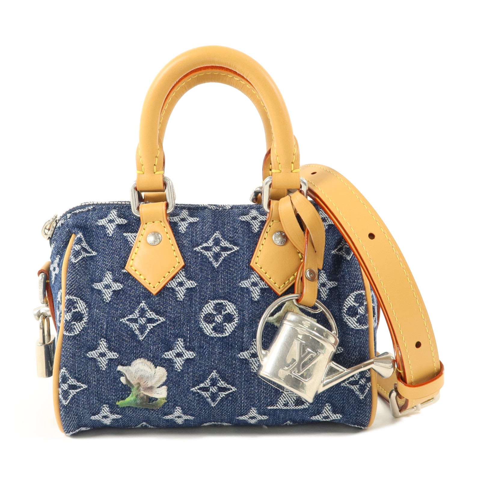 LOUIS VUITTON Speedy M27557 兩用包 denim
