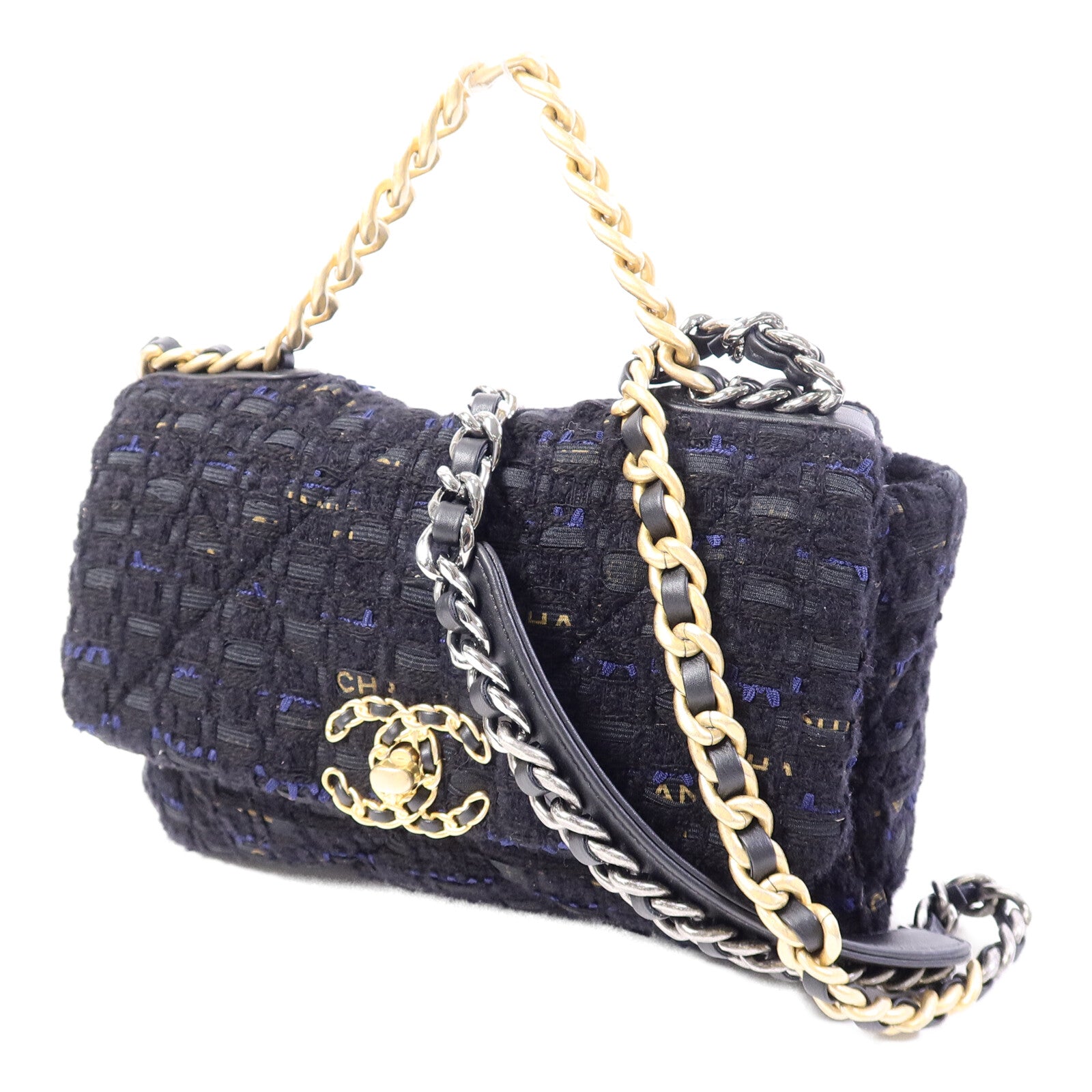 LOUIS VUITTON AS1160B 兩用包 x Tweed 3