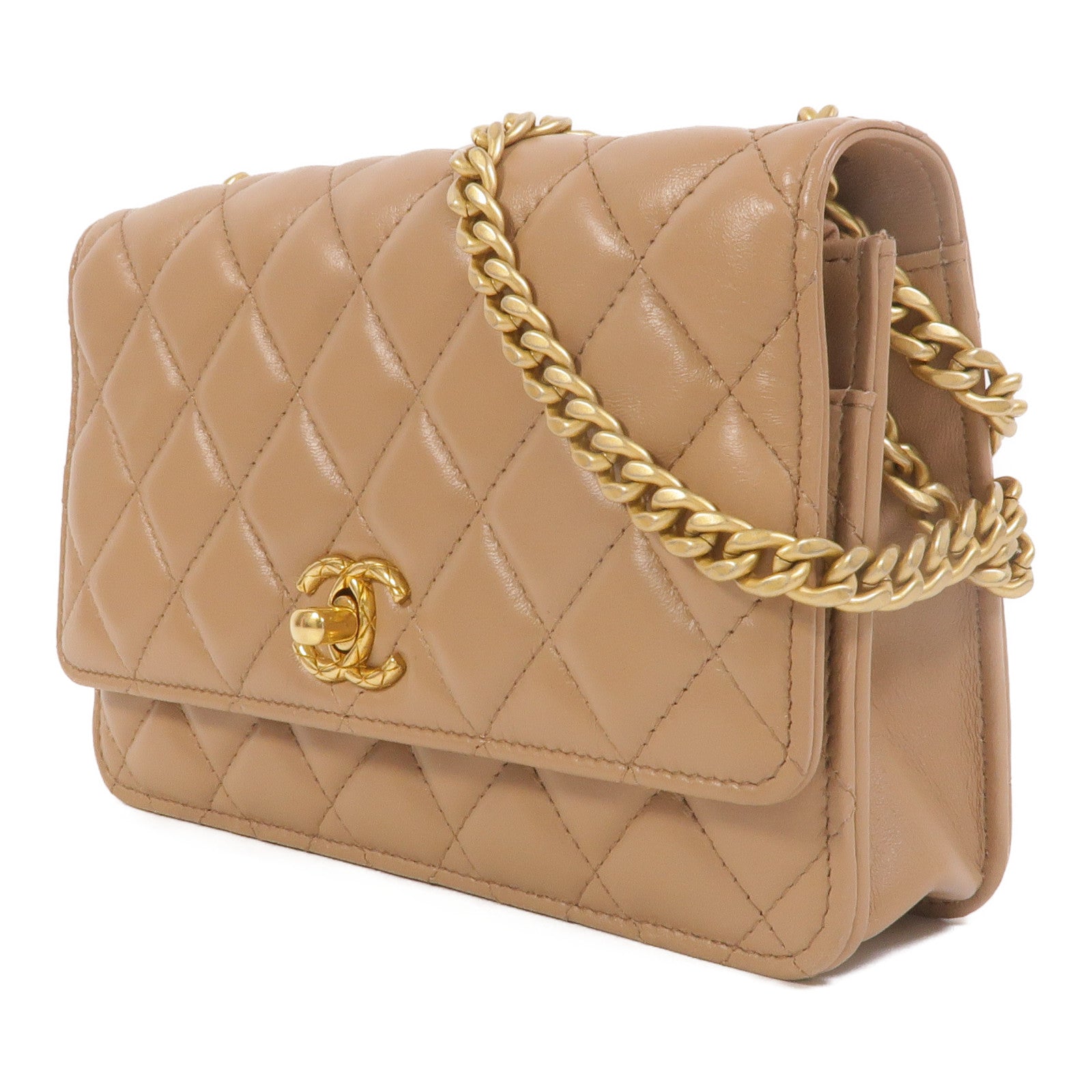 LOUIS VUITTON WOC Shoulder Bag Lambskin 3