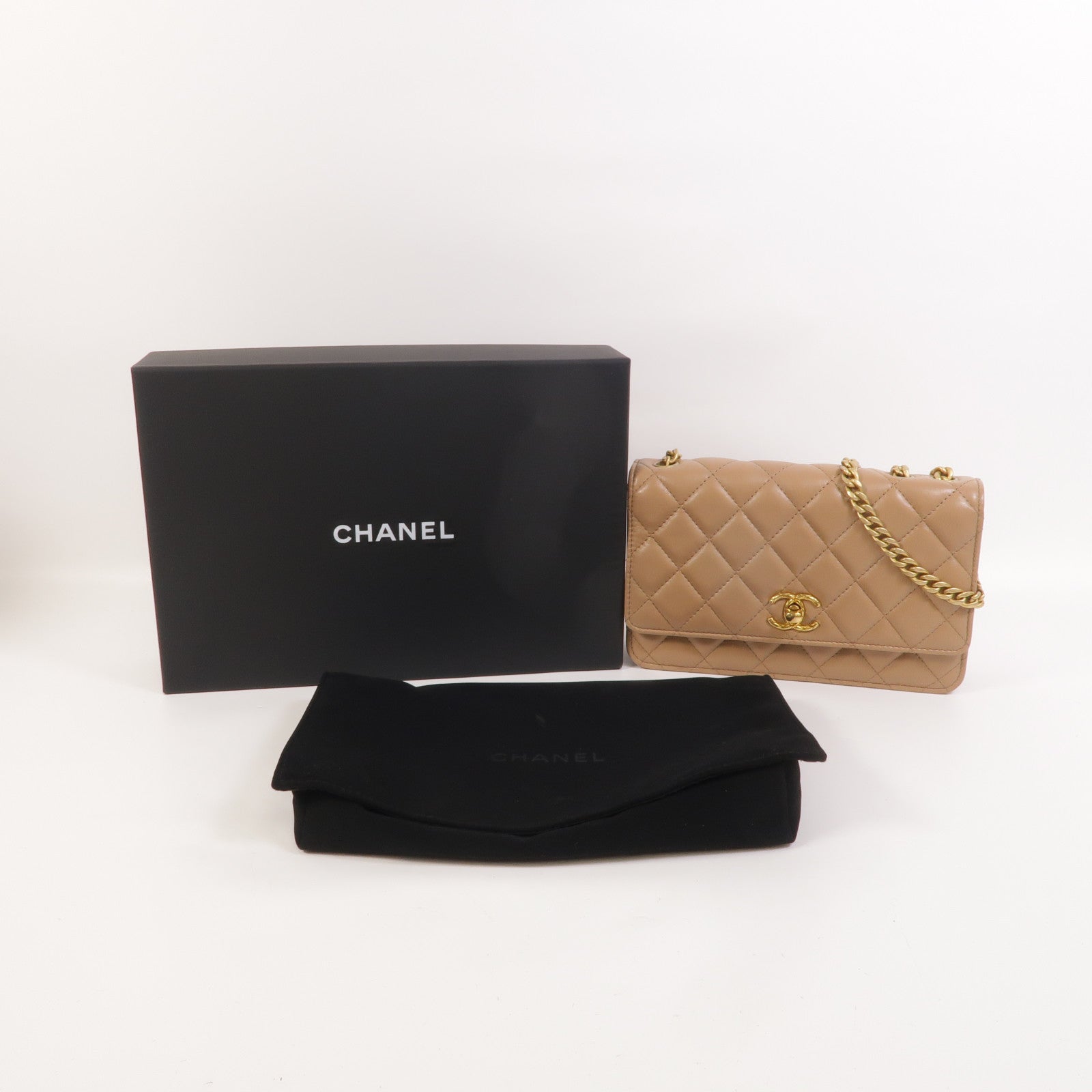 LOUIS VUITTON WOC Shoulder Bag Lambskin 9