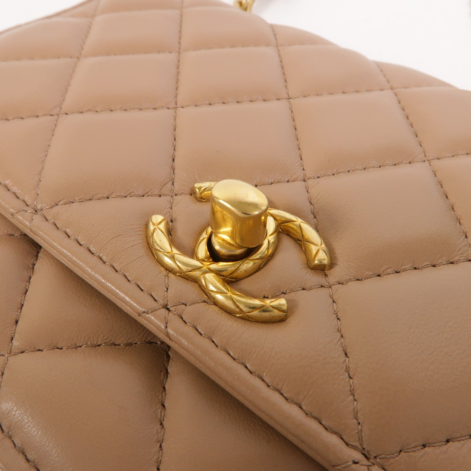 LOUIS VUITTON WOC Shoulder Bag Lambskin 10