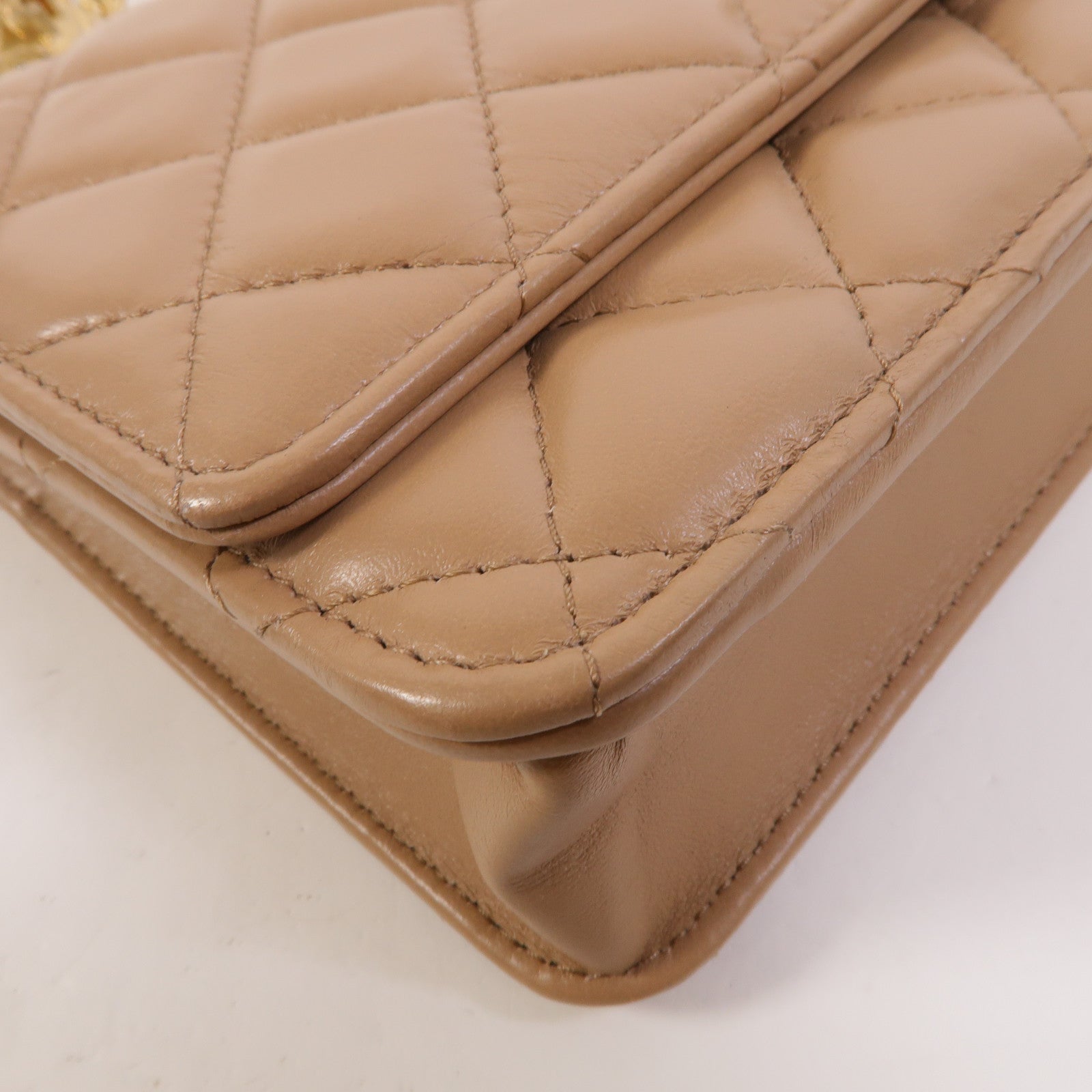 LOUIS VUITTON WOC Shoulder Bag Lambskin 12
