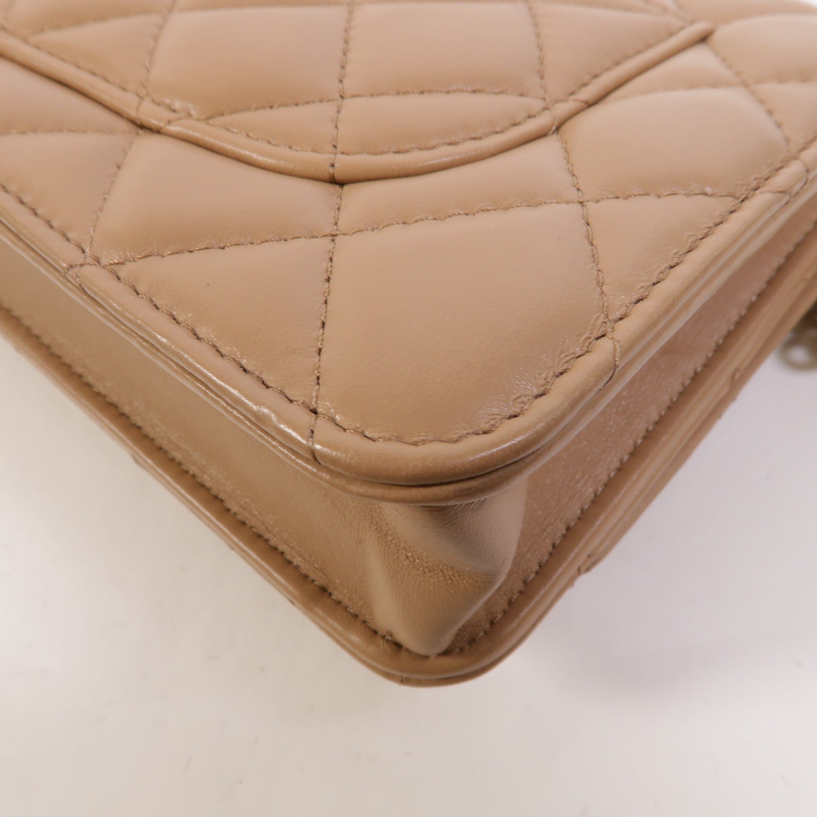 LOUIS VUITTON WOC Shoulder Bag Lambskin 13