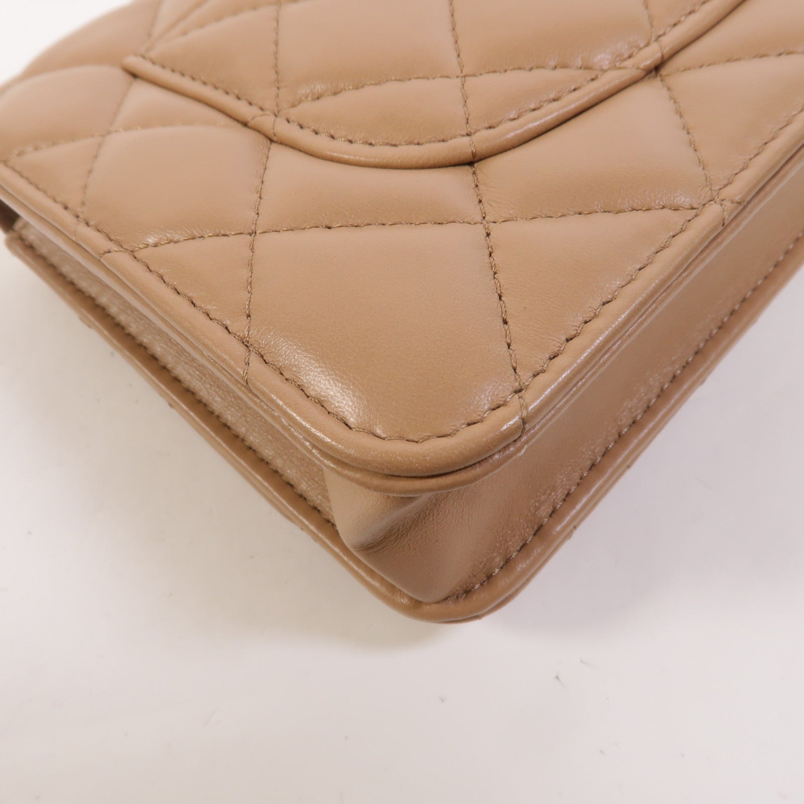 LOUIS VUITTON WOC Shoulder Bag Lambskin 14