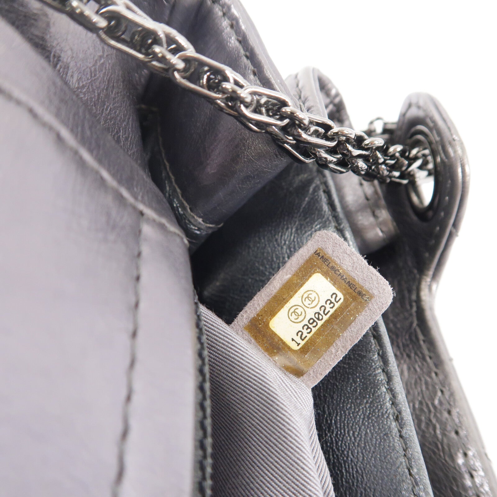 LOUIS VUITTON 2.55 Shoulder Bag Calfskin 9