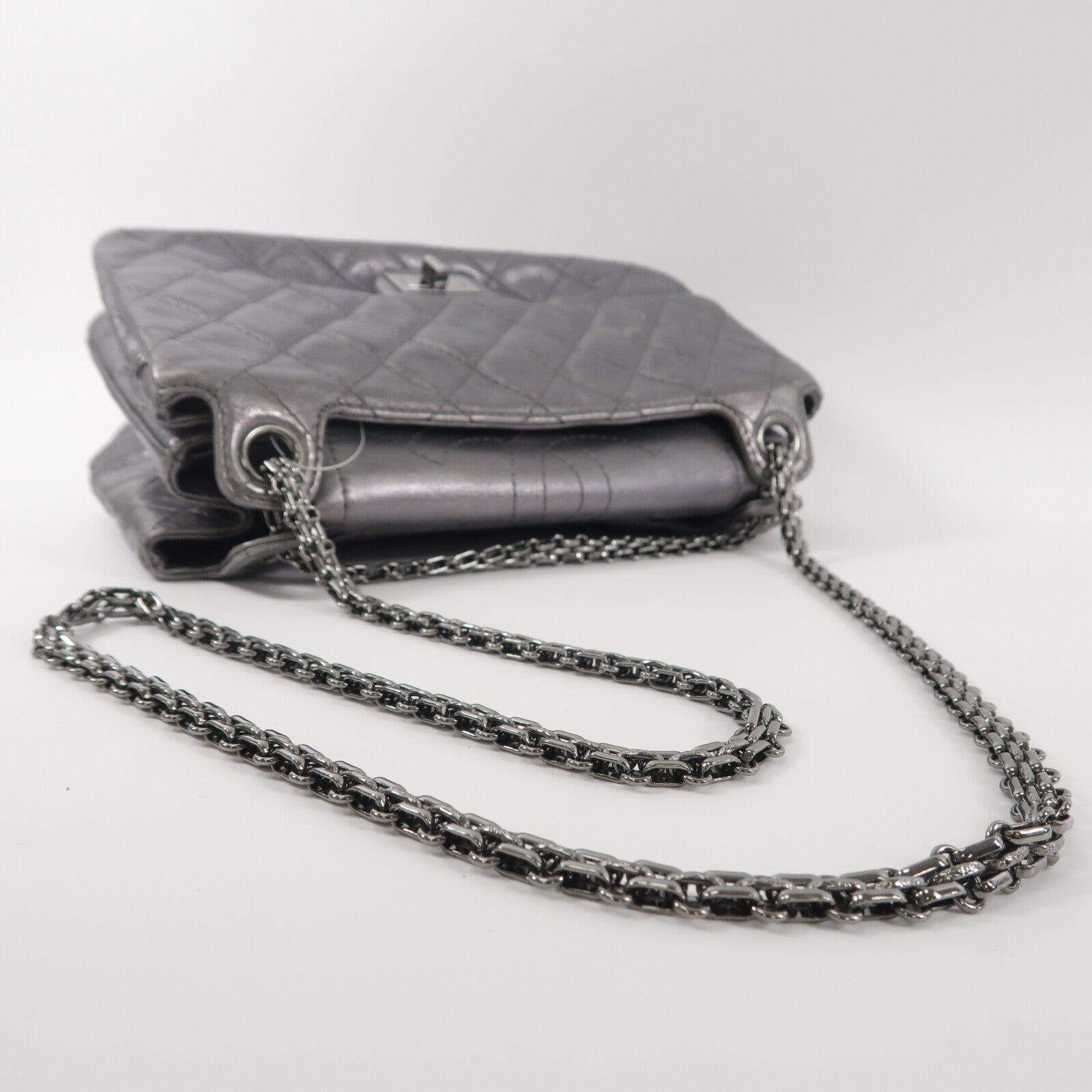 LOUIS VUITTON 2.55 Shoulder Bag Calfskin 10