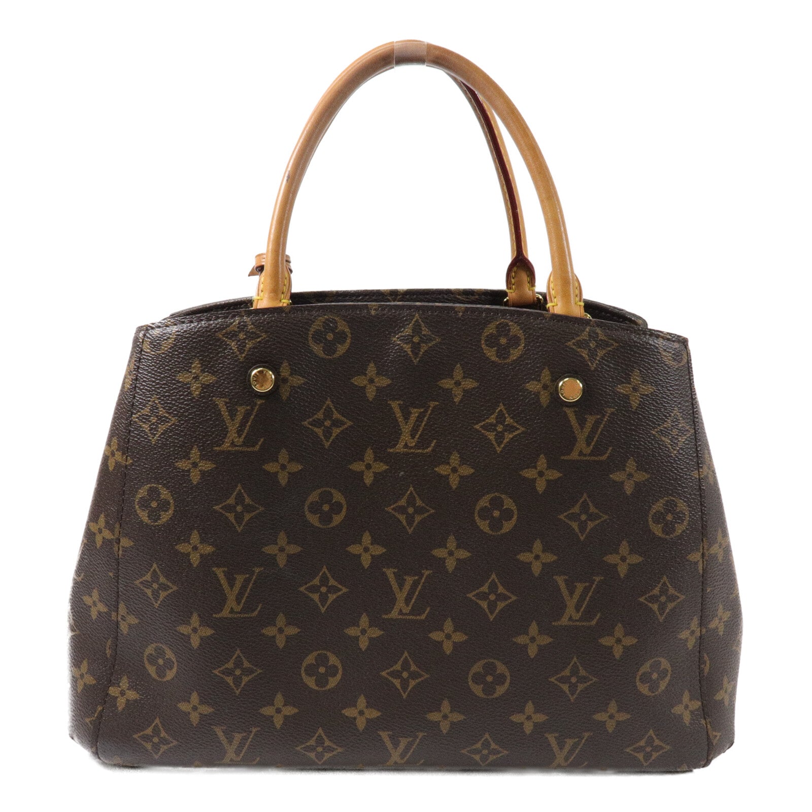 LOUIS VUITTON Montaigne M41055 2-Way Bag Coated Canvas 2