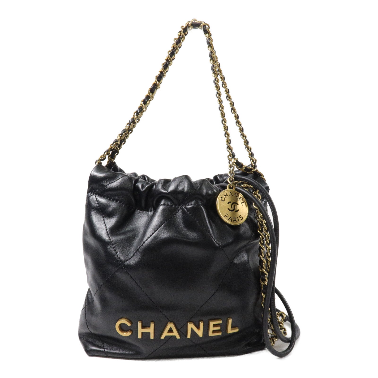 LOUIS VUITTON Chanel 2-Way Bag Calfskin