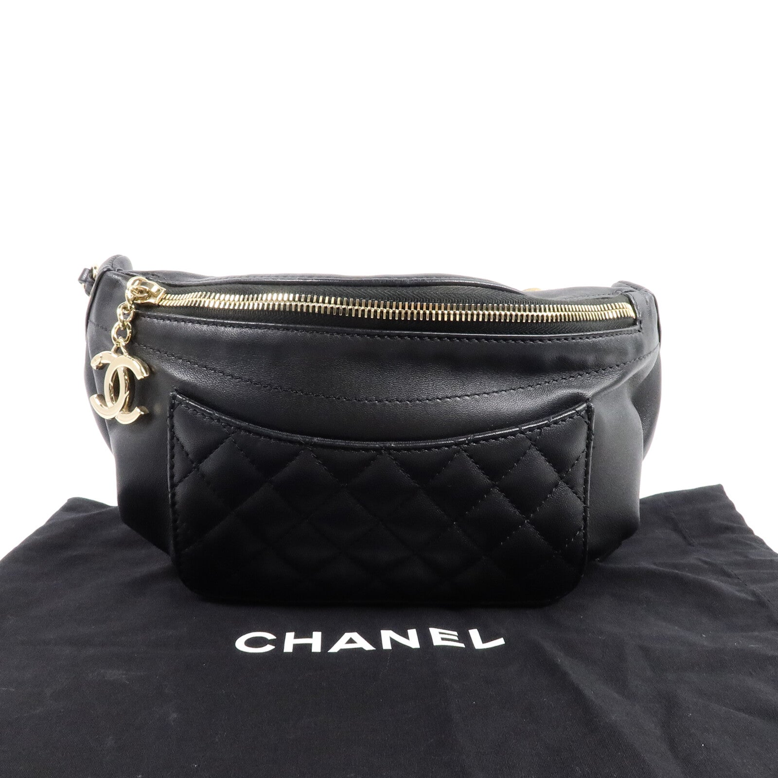 LOUIS VUITTON A57832 Belt Bag Lambskin 10