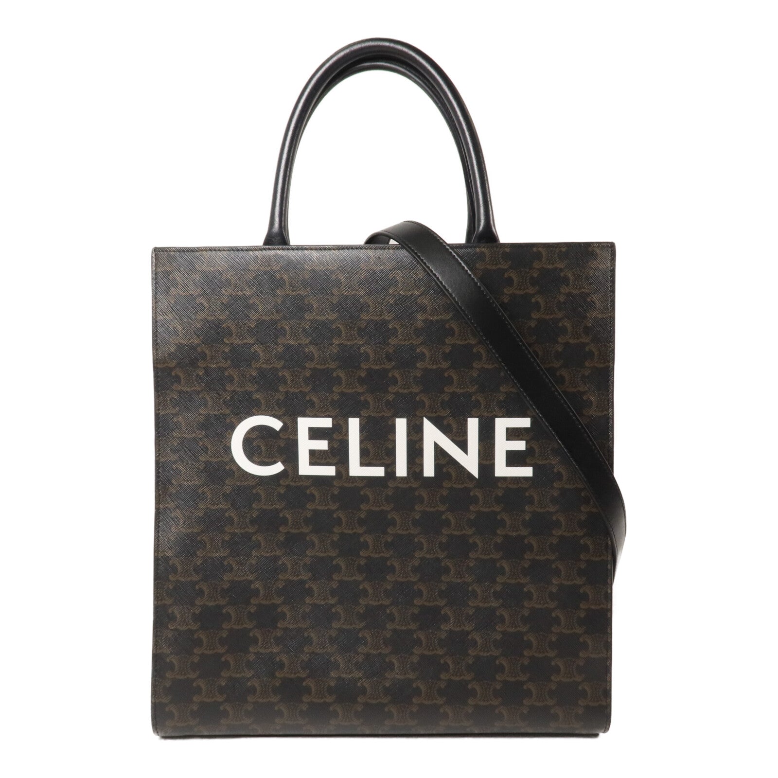 LOUIS VUITTON 2-Way Bag Coated Canvas