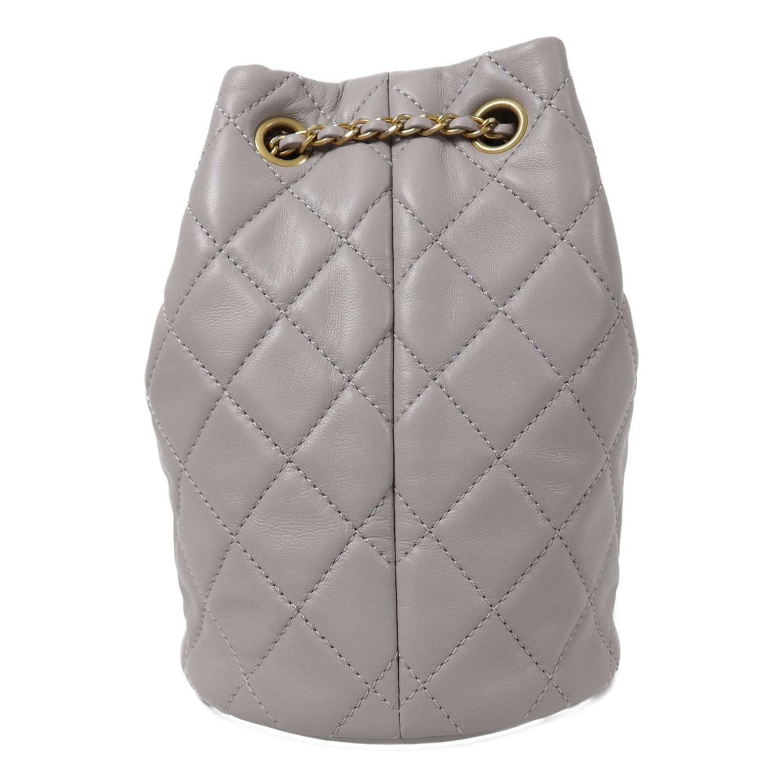 LOUIS VUITTON Bucket Shoulder Bag Lambskin 2