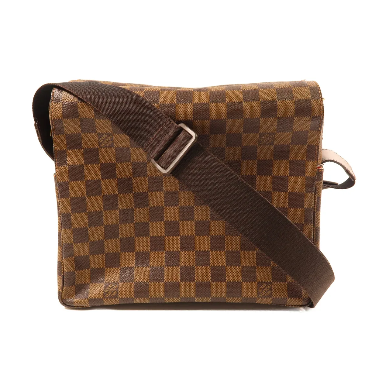 LOUIS VUITTON Naviglio N45255 肩背包 塗層帆布 棕色