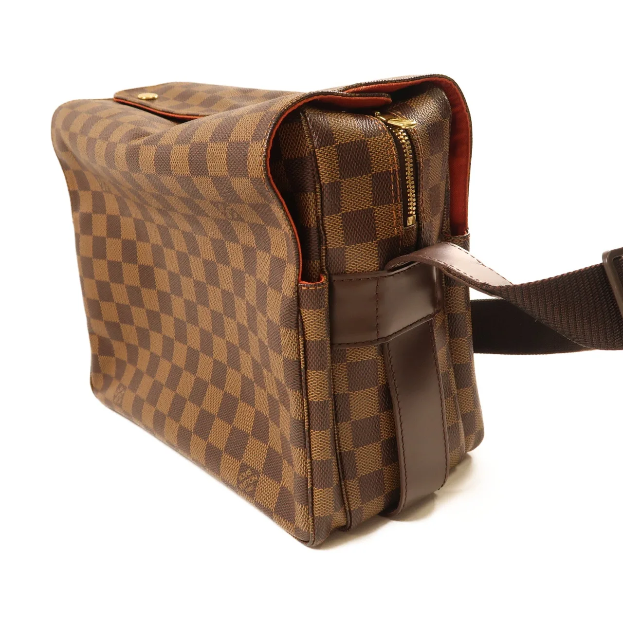 LOUIS VUITTON Naviglio N45255 肩背包 塗層帆布 棕色 塗層帆布 中古品A - 縮圖 3