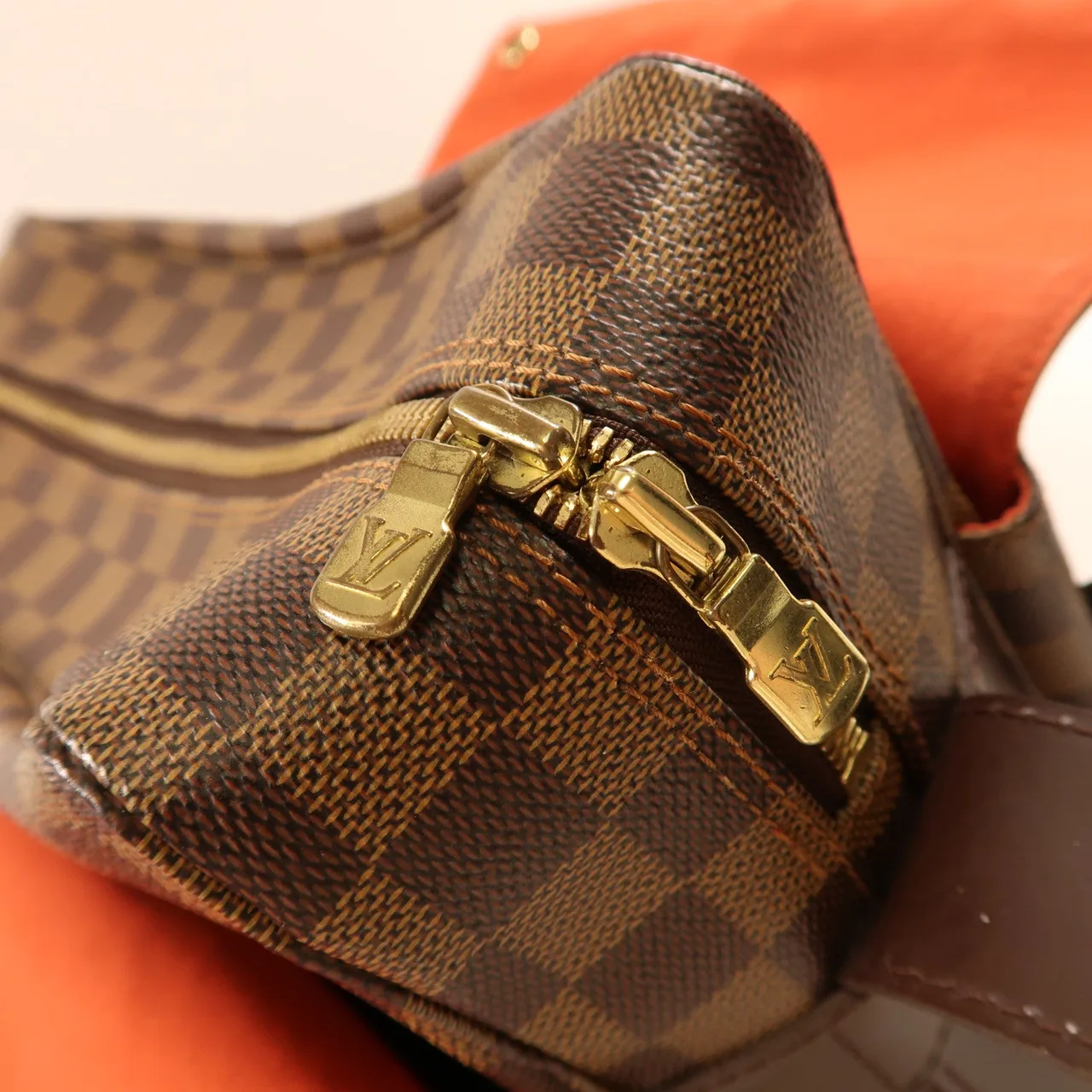 LOUIS VUITTON Naviglio N45255 肩背包 塗層帆布 棕色 塗層帆布 中古品A - 縮圖 9