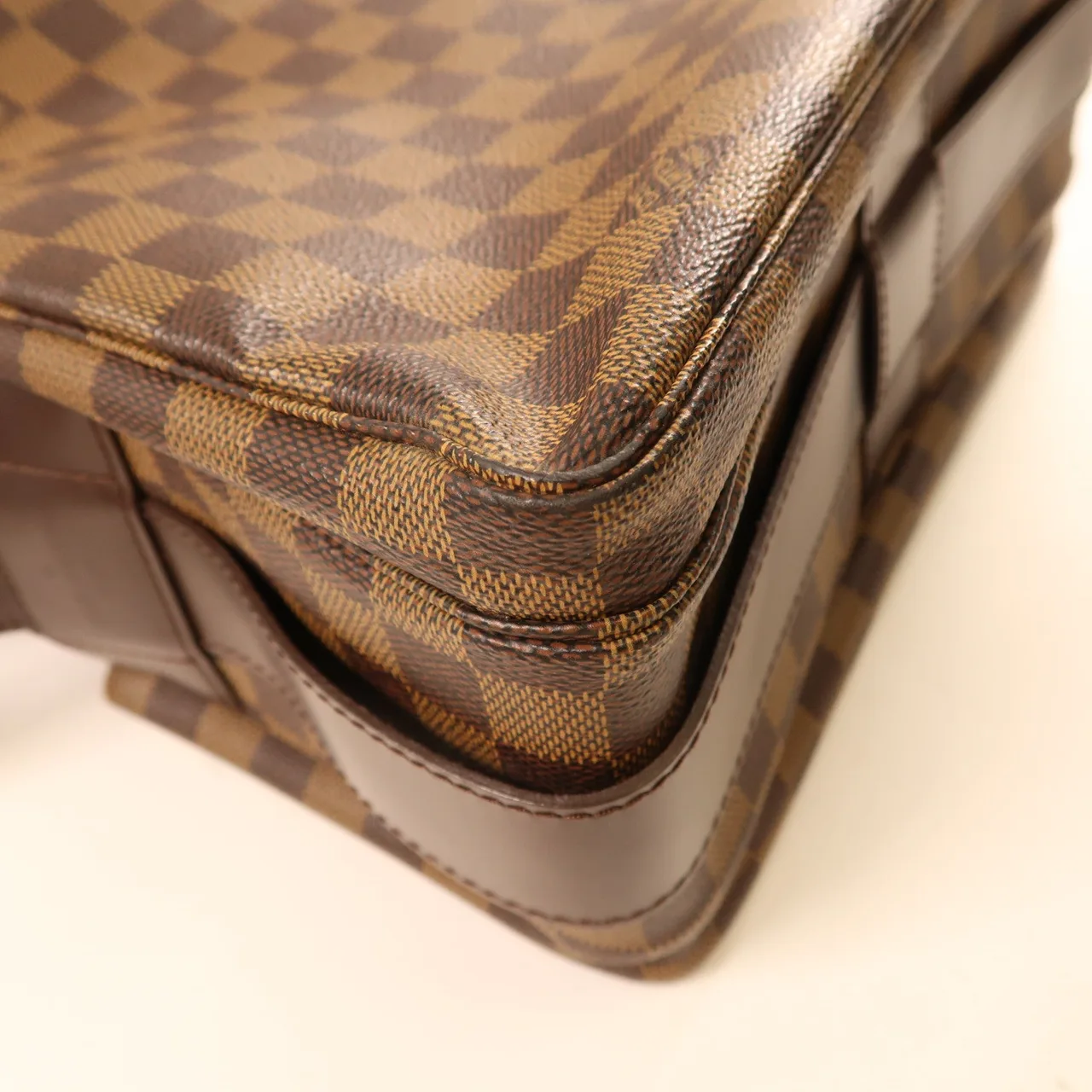 LOUIS VUITTON Naviglio N45255 肩背包 塗層帆布 棕色 塗層帆布 中古品A - 縮圖 11
