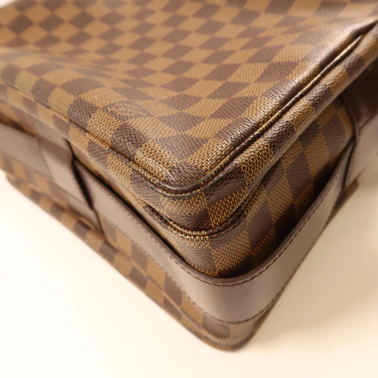 LOUIS VUITTON Naviglio N45255 肩背包 塗層帆布 棕色 塗層帆布 中古品A - 縮圖 12
