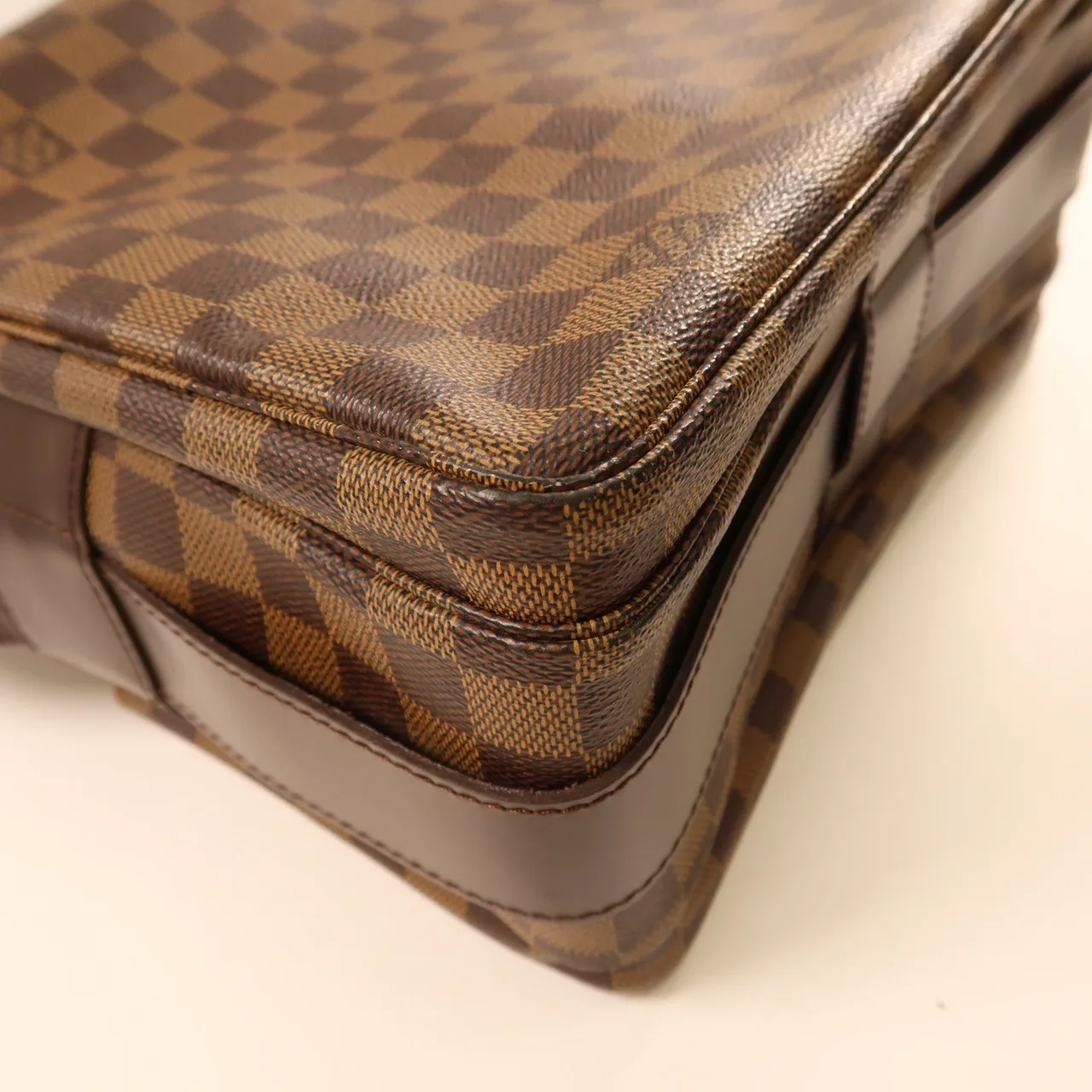 LOUIS VUITTON Naviglio N45255 肩背包 塗層帆布 棕色 塗層帆布 中古品A - 縮圖 13