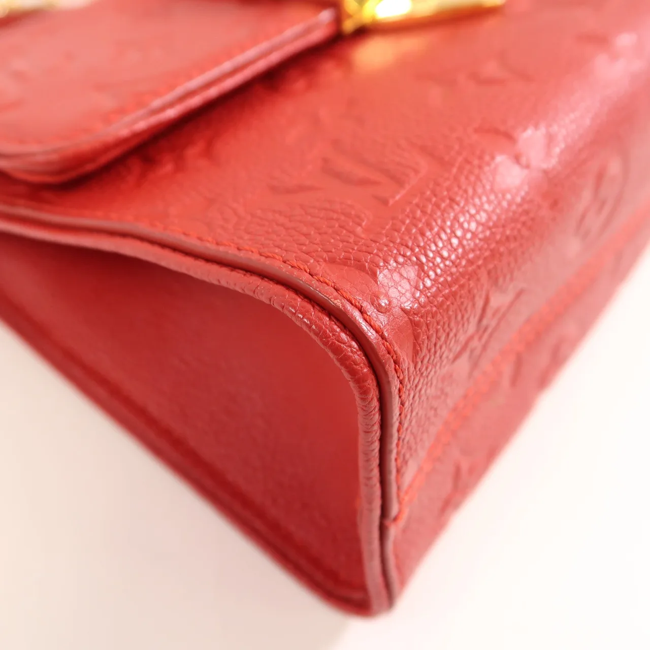 LOUIS VUITTON M43393 肩背包 牛皮 紅色 / Red 牛皮 中古品A - 縮圖 5