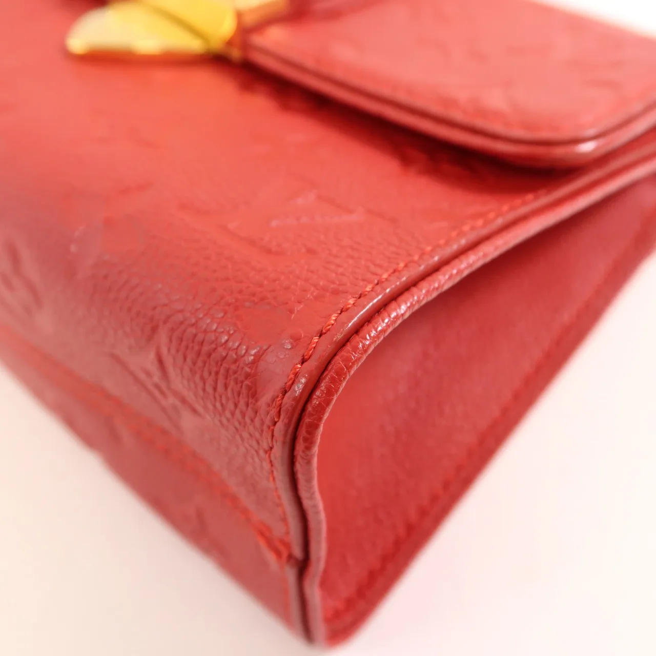 LOUIS VUITTON M43393 肩背包 牛皮 紅色 / Red 牛皮 中古品A - 縮圖 6