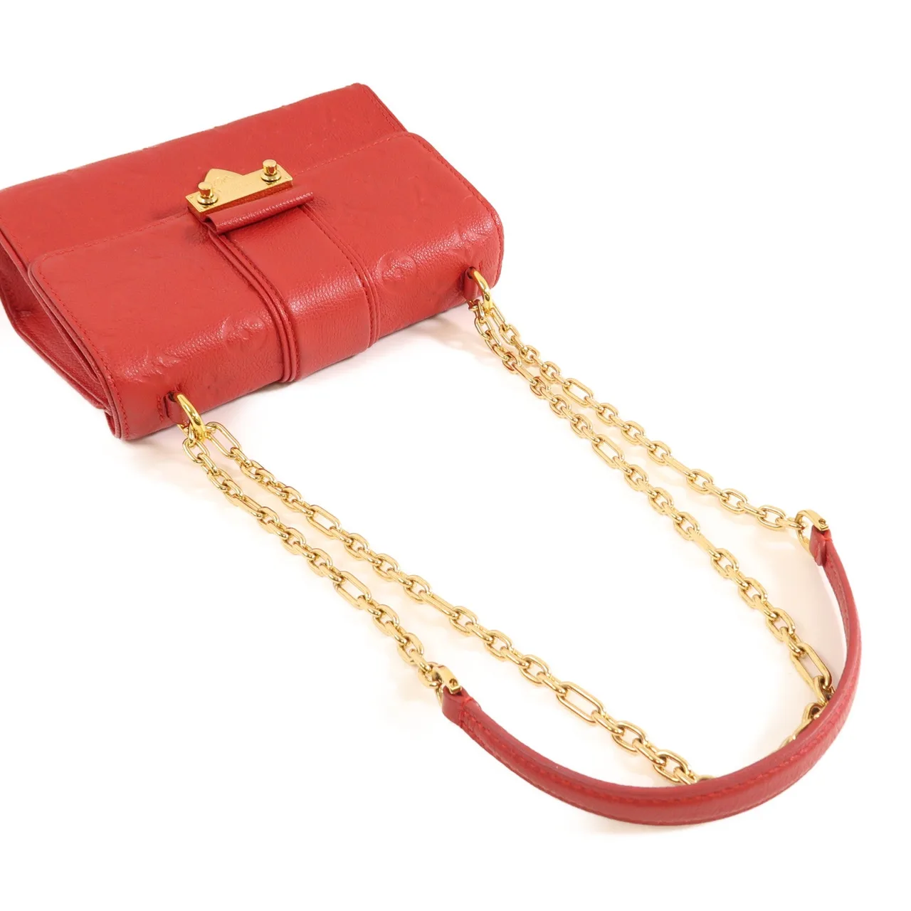 LOUIS VUITTON M43393 肩背包 牛皮 紅色 / Red 牛皮 中古品A - 縮圖 14