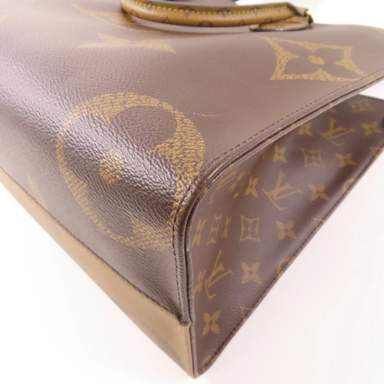 LOUIS VUITTON OnTheGo M45321 兩用包 塗層帆布 棕色 塗層帆布 中古品B - 縮圖 10