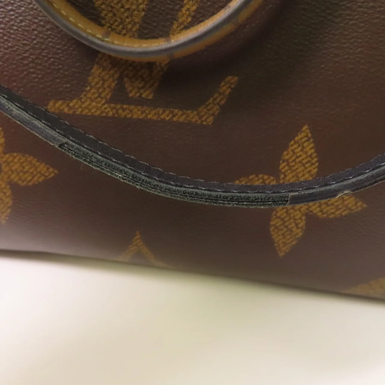 LOUIS VUITTON OnTheGo M45321 兩用包 塗層帆布 棕色 塗層帆布 中古品B - 縮圖 16