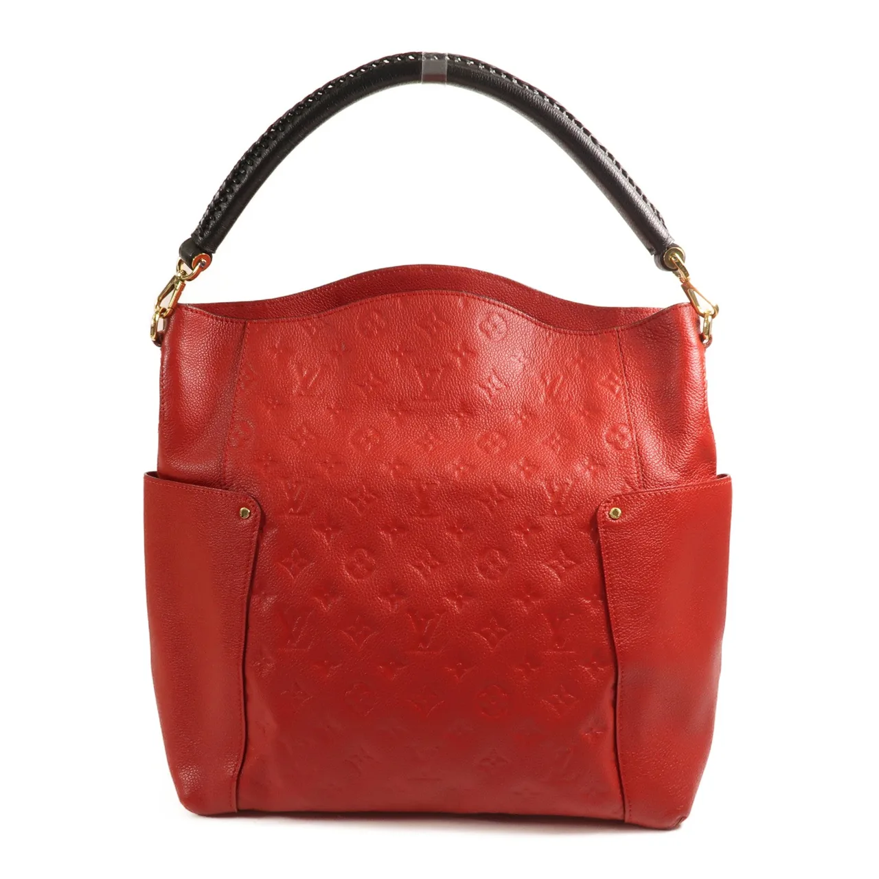 LOUIS VUITTON Bagatelle M50074 肩背包 牛皮 紅色 / Red 牛皮 中古品A - 縮圖 2