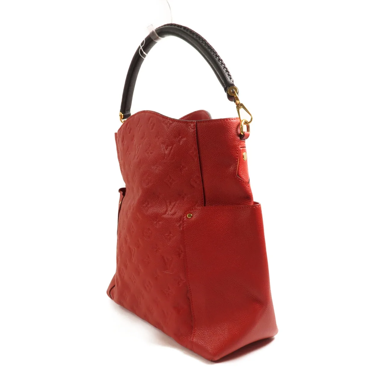 LOUIS VUITTON Bagatelle M50074 肩背包 牛皮 紅色 / Red 牛皮 中古品A - 縮圖 3