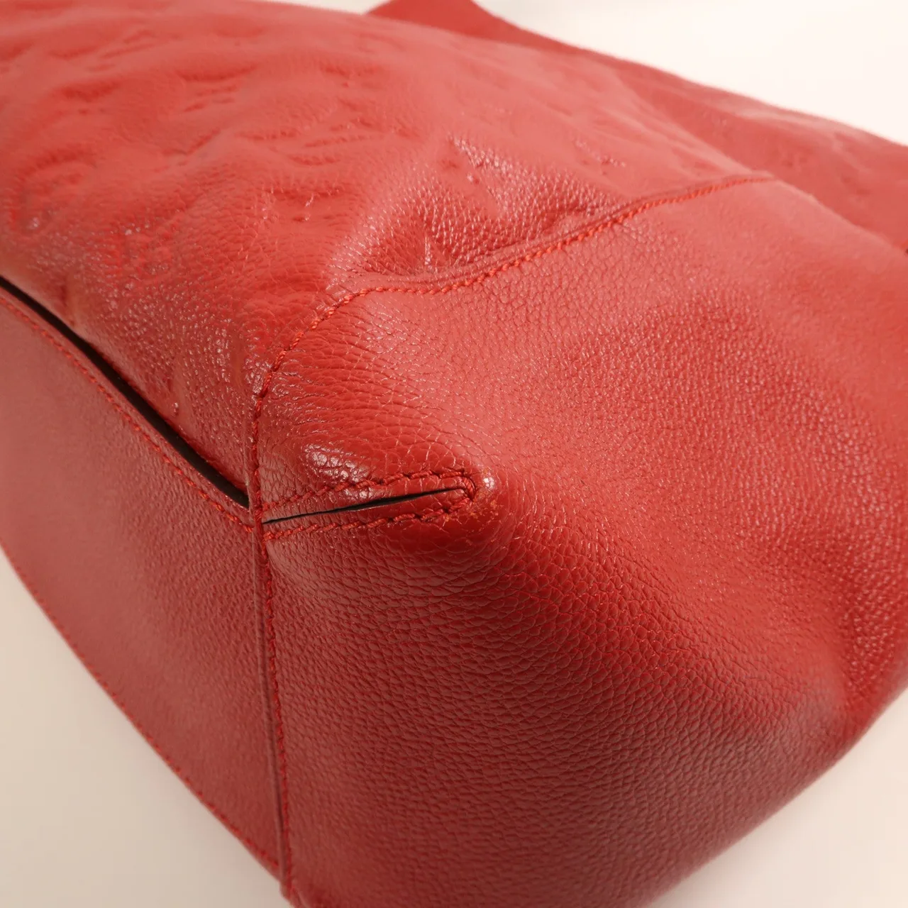 LOUIS VUITTON Bagatelle M50074 肩背包 牛皮 紅色 / Red 牛皮 中古品A - 縮圖 6