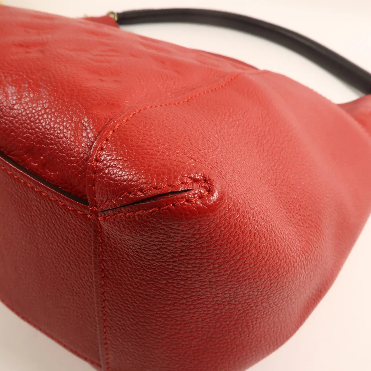 LOUIS VUITTON Bagatelle M50074 肩背包 牛皮 紅色 / Red 牛皮 中古品A - 縮圖 8