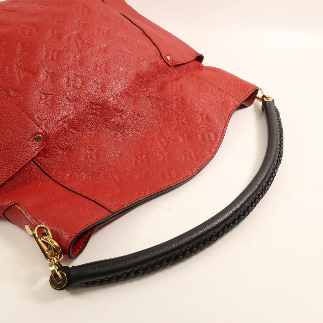LOUIS VUITTON Bagatelle M50074 肩背包 牛皮 紅色 / Red 牛皮 中古品A - 縮圖 9