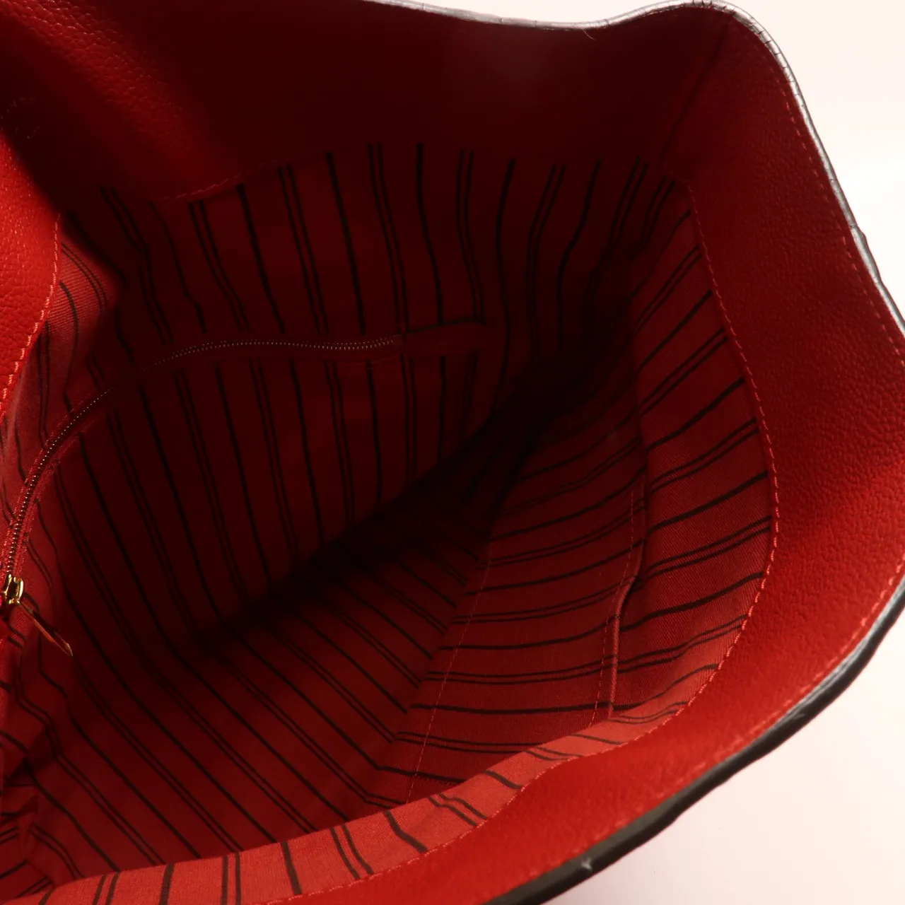 LOUIS VUITTON Bagatelle M50074 肩背包 牛皮 紅色 / Red 牛皮 中古品A - 縮圖 10