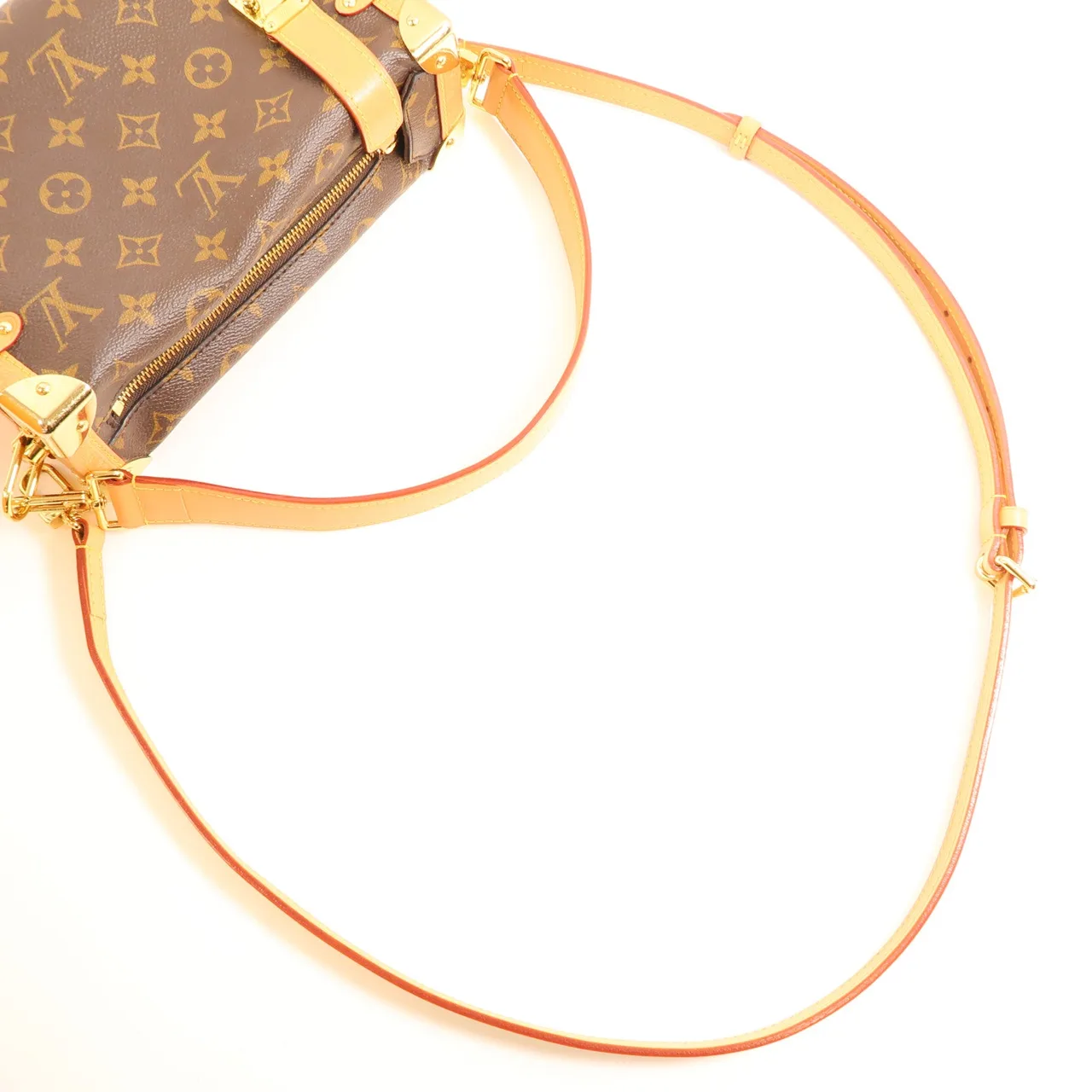 LOUIS VUITTON Side Trunk M46358 兩用包 塗層帆布 棕色 / Brown 塗層帆布 中古品B - 縮圖 5