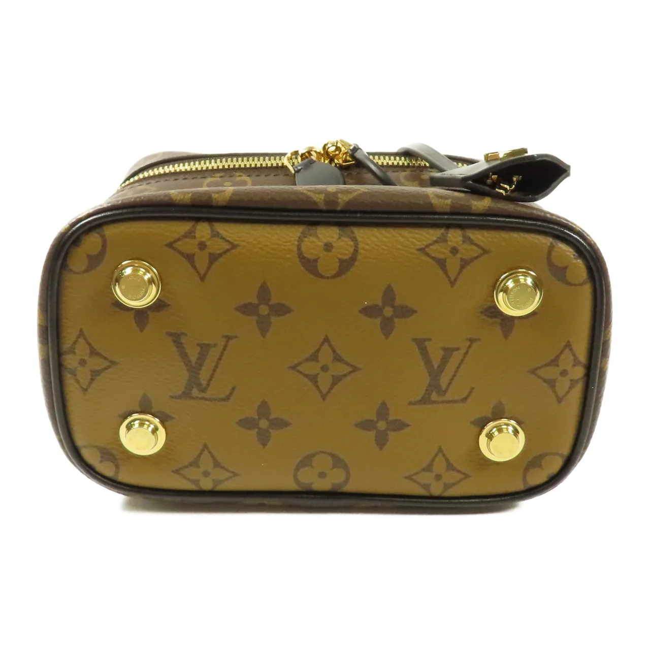 LOUIS VUITTON Vanity M45165 兩用包 塗層帆布 棕色 塗層帆布 中古品A - 縮圖 4
