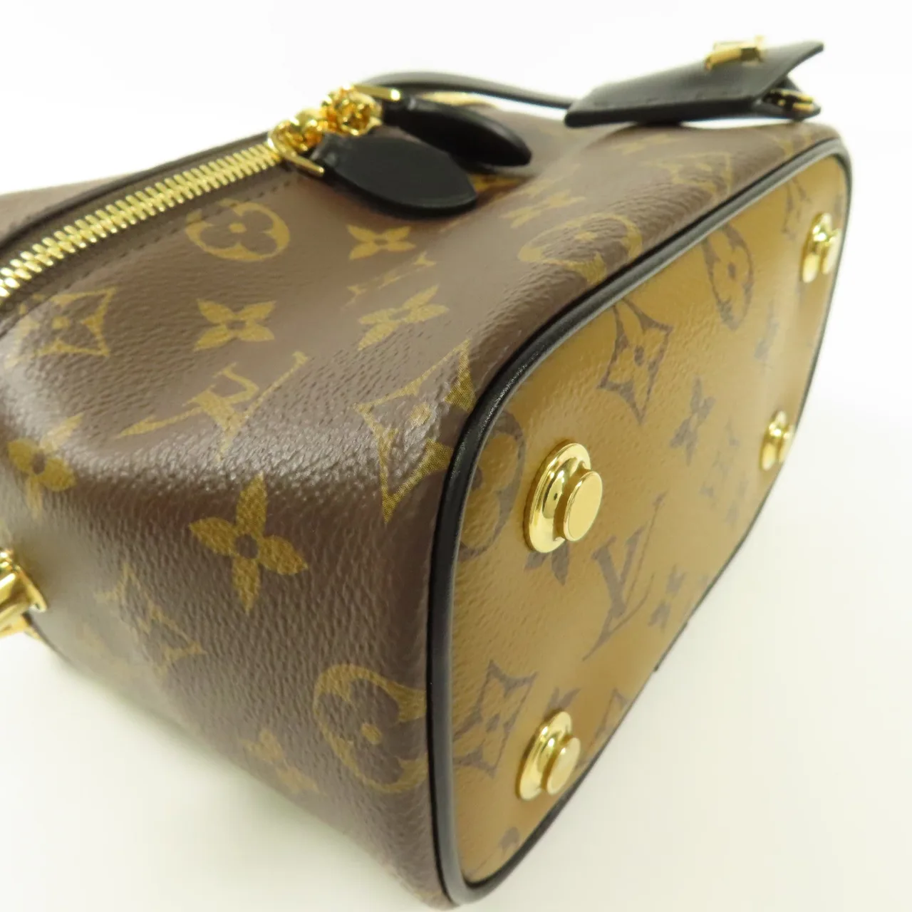 LOUIS VUITTON Vanity M45165 兩用包 塗層帆布 棕色 塗層帆布 中古品A - 縮圖 5
