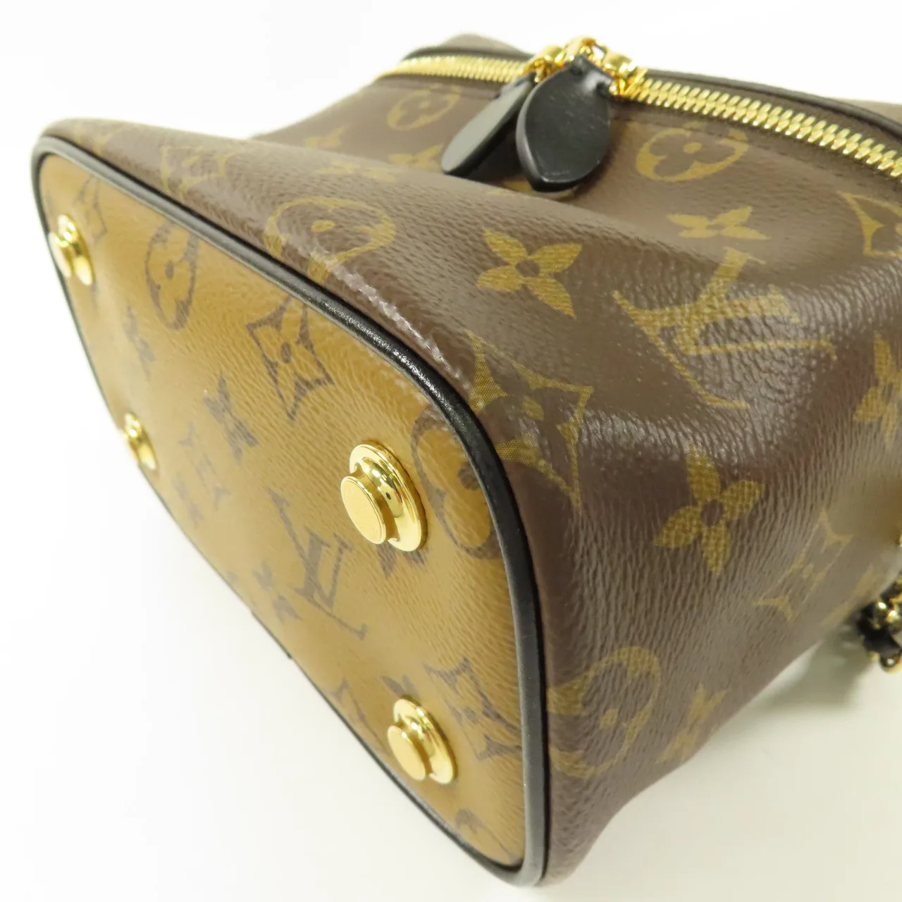 LOUIS VUITTON Vanity M45165 兩用包 塗層帆布 棕色 塗層帆布 中古品A - 縮圖 6
